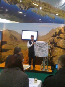 Chris Butler uses our SplashMap at his Navigation demo at Outdoors Show 2013