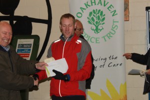 The Winners (fastest Man and Woman) receiving a SplashMap in preference to a Gold medal ;-)