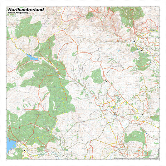 Northumberland Map Central SplashMap