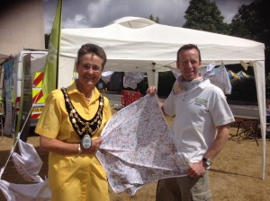 Southamptons Sheriff, Sue Blatchford shared her love of maps at our stand