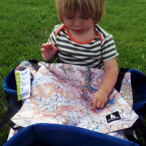 Lindsay's little-one defines the route (give that child a felt tip!)
