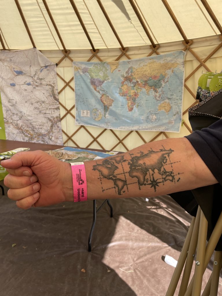 World Arm Tattoo Map