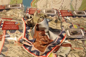 Harry's interactive Hampshire Map in 16th Century style packed and ready for launch!