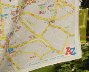 A to Z provide the cartography for our London A to Z map