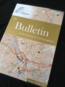 On the Cover of the Society of Cartographers Bulletin.