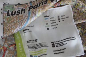 Our first recycled fabric SplashMaps
