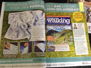 Our offer in partnership with Country Walking gets you a FREE personalised SplashMap!