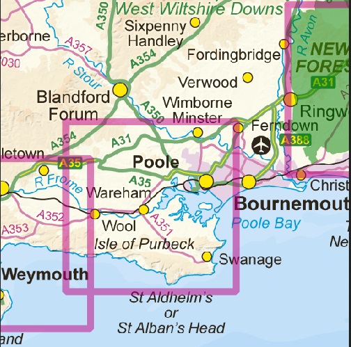 Jurassic Coast Maps Map Of Dorset Coast Jurassic Coast Maps Map Of Dorset Coast