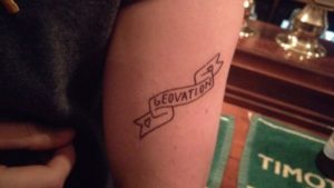 Geomob tattoo