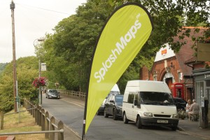 The Team Flag over Goring - 21km