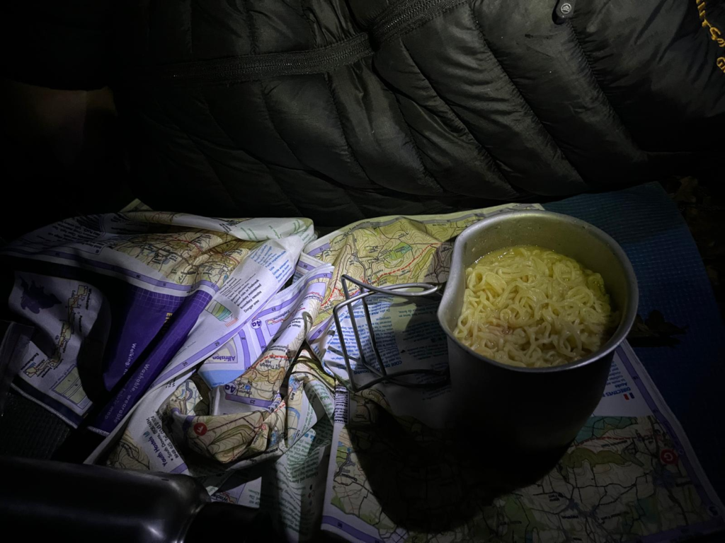 Another way to protect your other essential kit when wildcamping with SplashMaps as you Walk the South Downs