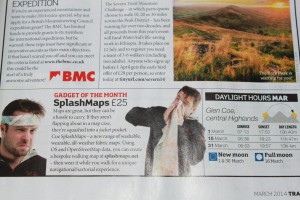 Trail Magazine demonstrate our map!