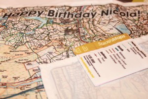 Many of our maps given as gifts to very lucky outdoor types!