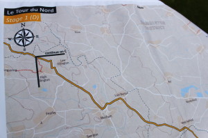 Details from Tour du Nord maps