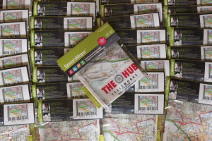 Bespoke City Map for The Hub Cycleworks, Southampton