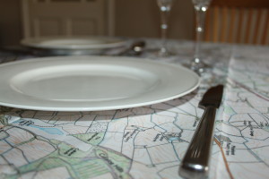 Super Sized SplashMap as a table cloth