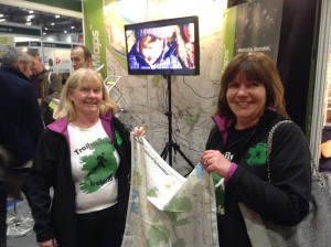 Maura and colleague love our first Irish Map!