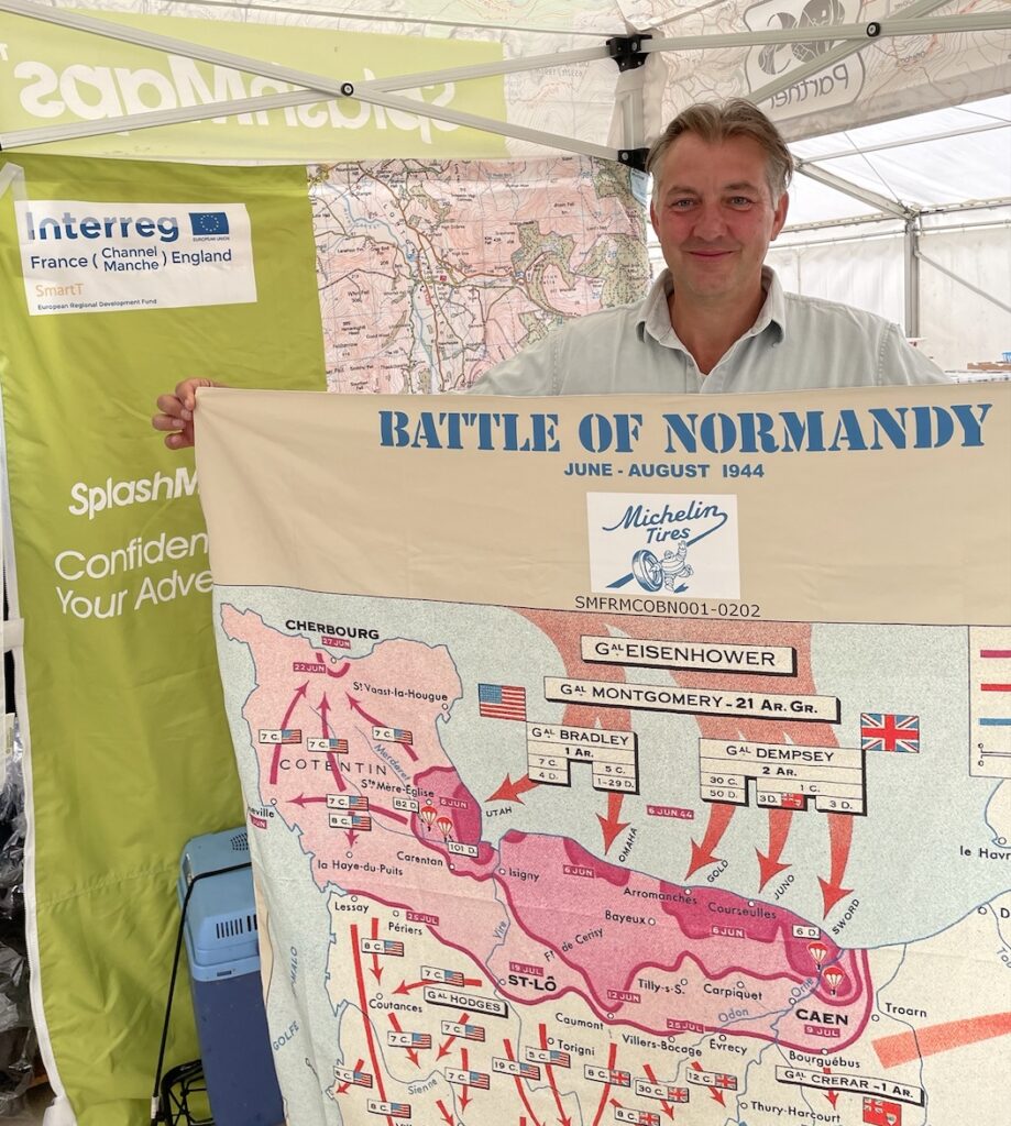 James Holland and the overview of the Battle of Normandy SplashMap