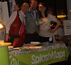 John, David and Allana: Map, sell, tailor; Waistcoast, tops & ties a big hit!