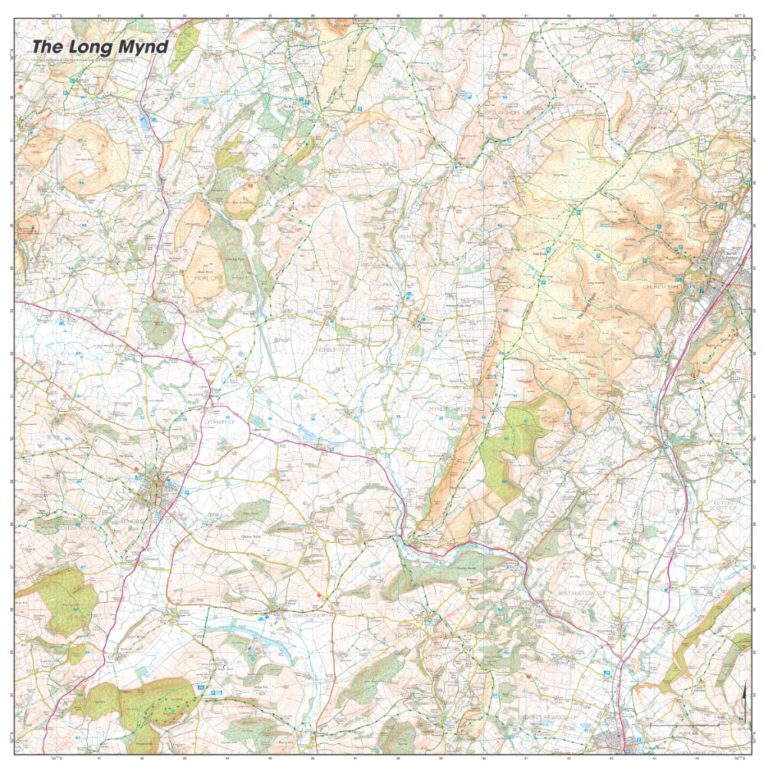 Long Mynd Overview SplashMaps