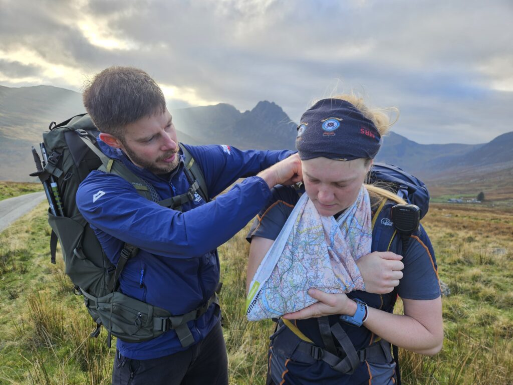 Mountain Rescue volunteers like Josh Hughes & Emily find more safety uses for their navigation while training.