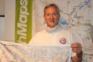 Mark Hilder with one of the Prizes for Saturday's ball.