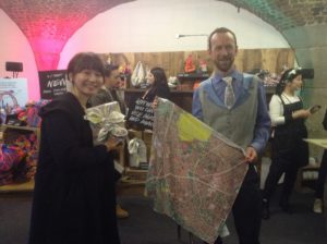 Launched! Our range of SplashMaps Knot-Wraps at the Tobacco Docks for Lush Summit