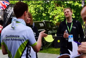 Talking maps with Sverre Fredriksen of the Norwegian Triathlon Federation