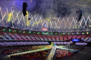 Olympic Closing Ceremony captured by Cloudzilla