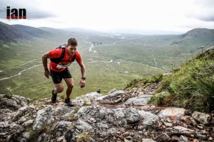 Scott completes a 100m climb as part of the Gruelling Skyline Ultra