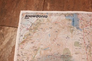 Title section of Snowdonia South map