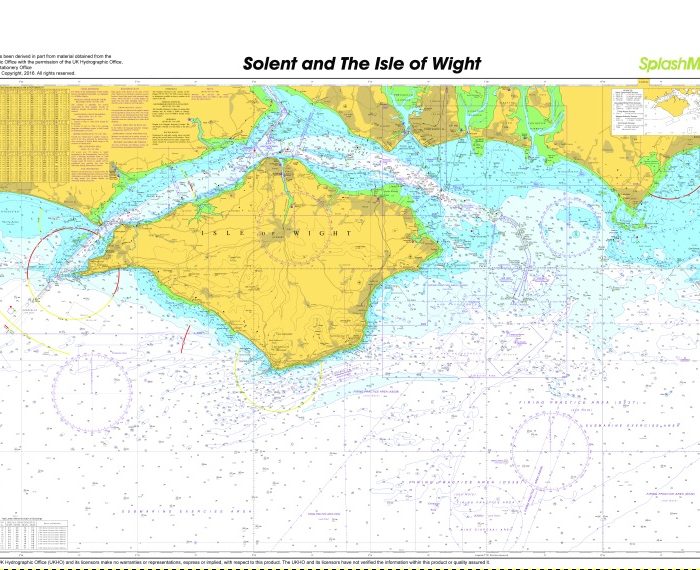 Solent Nautical Chart