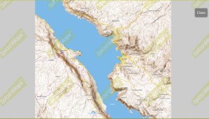 Terrain and Trail preview gives you the full detail and the extent of the map area you chose