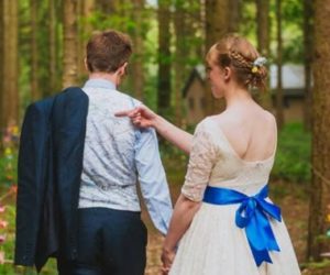 Happy couple find their way