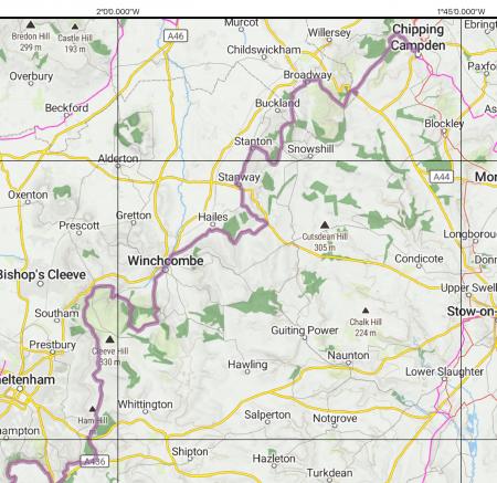 Cotswold Way National Trail SplashMap