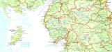 Southern extreme of the North UK Cycle Map