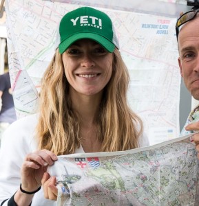 Our London Maps are typically printed on the same lighter material as the OS neck scarf.