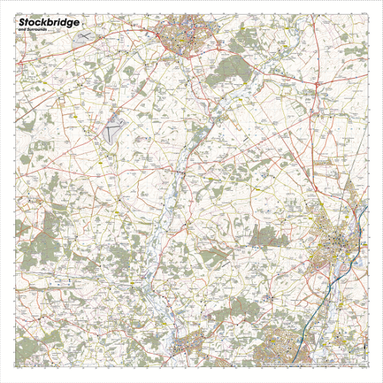 Test Valley Map - Andover to Romsey